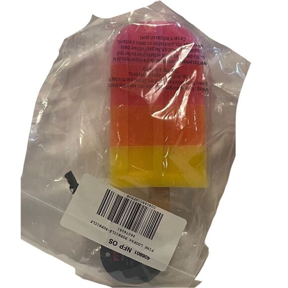 PINK Victorias Secret BUBBLE BABES Citrus Popscicle Exfoliating Shower Sponge - Picture 3 of 3